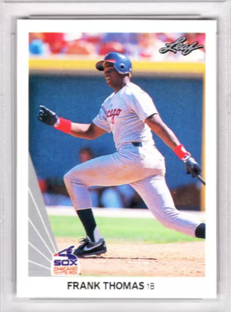 Frank Thomas - 1990 Leaf - #300 - Rookie Card