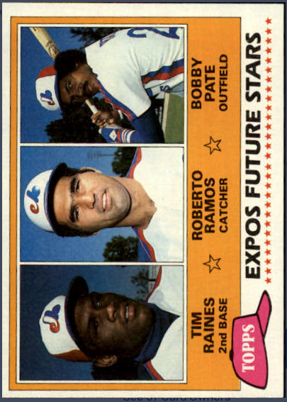 Tim Raines - 1981 Topps - #479 - Rookie Card